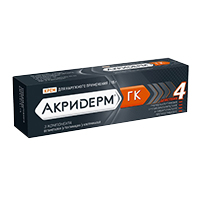 Акридерм ГК крем 0.05%+0,1%+1% 15г