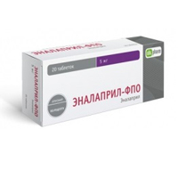 Эналаприл-ФПО таблетки 5мг 20шт
