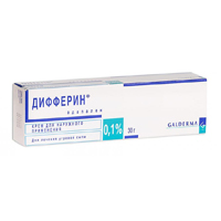 Дифферин крем 0.1% 30г