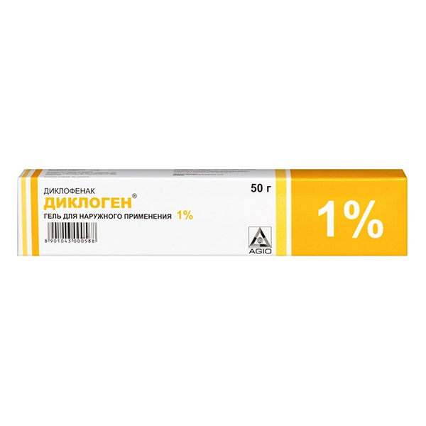 Диклоген гель 1% 50г