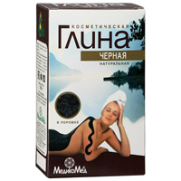 Глина косметическая черная