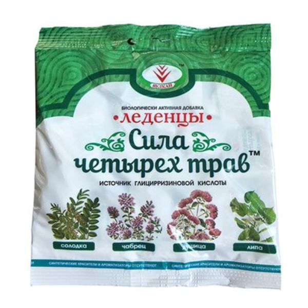 Сила четырех трав леденцы 2г 50г