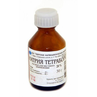 Натрия тетраборат раствор 20% 30г