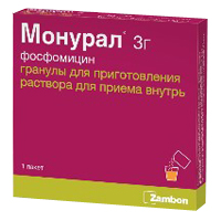 Монурал гранулы 3г