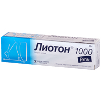 Лиотон 1000 гель 1000МЕ/г 50г