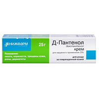 Д-Пантенол крем 5% 25г