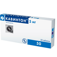 Кавинтон таблетки 5мг 50шт