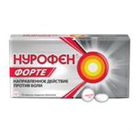 Нурофен форте таблетки 400мг 12шт