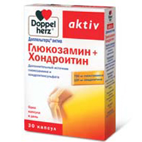 Доппельгерц Актив Глюкозамин+Хондроитин капсулы 1232мг 30шт