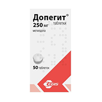 Допегит таблетки 250мг 50шт