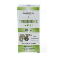 Терпентинное масло масло 100мл