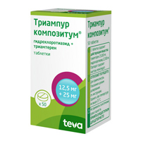 Триампур композитум таблетки 12.5мг+25мг 50шт