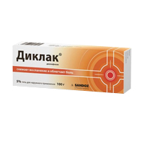 Диклак гель 5% 100г