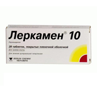 Леркамен 10 таблетки 10мг 28шт