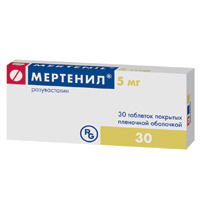Мертенил таблетки 5мг 30шт