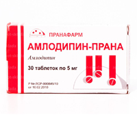 Амлодипин-Прана таблетки 5мг 30шт
