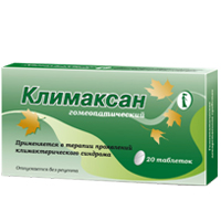 Климаксан гомеопатический таблетки 40шт