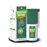 Тантум верде форте спрей 0.51мг/доза 15мл