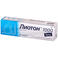 Лиотон 1000 гель 1000МЕ/г 30г