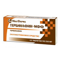 Тербинафин-МФФ таблетки 250мг 10шт