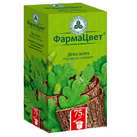 Дуба кора сырье 75г