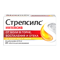 Стрепсилс Интенсив таблетки 8.75г 24шт