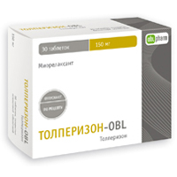 Толперизон-OBL таблетки 150мг 30шт