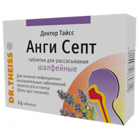 Доктор Тайсс Анги Септ таблетки 24шт