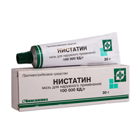 Нистатин мазь 100000ЕД/г 30г