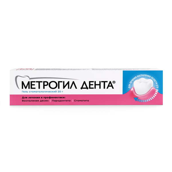Метрогил дента гель 20г