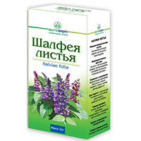 Шалфея листья сырье 50г