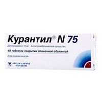 Курантил N75 таблетки 75мг 40шт