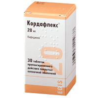 Кордафлекс таблетки 20мг 30шт