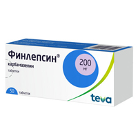 Финлепсин таблетки 200мг 50шт