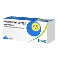 Финлепсин ретард таблетки 200мг 50шт