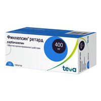 Финлепсин ретард таблетки 400мг 50шт