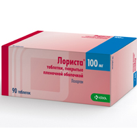 Лориста таблетки 100мг 90шт