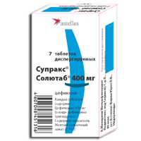 Супракс Солютаб таблетки 400мг 7шт