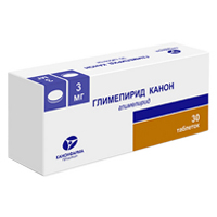 Глимепирид Канон таблетки 3мг 30шт