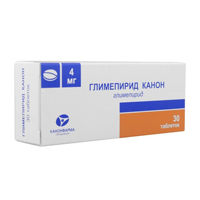 Глимепирид Канон таблетки 4мг 30шт