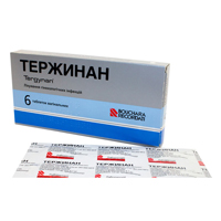 Тержинан таблетки 65000ЕД+100000ЕД+3мг+200мг 6шт