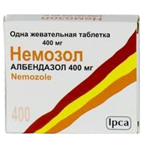 Немозол таблетки 400мг